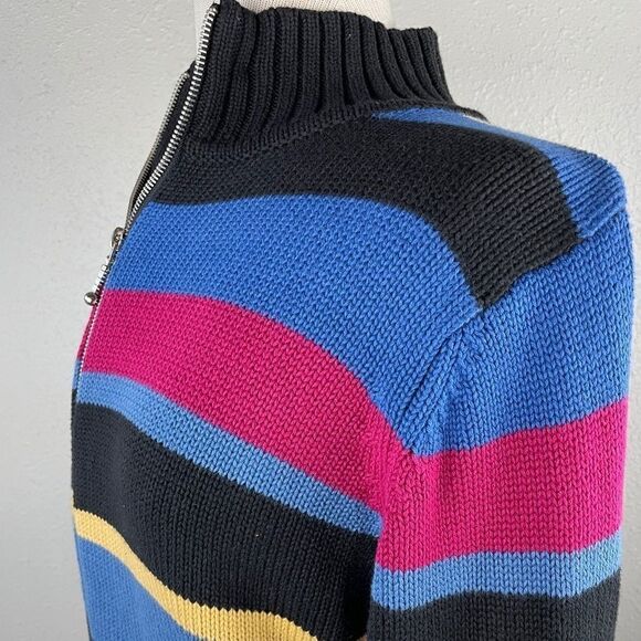 Dress Barn Full Zip Sweater Top Size M EUC - Picture 5 of 9